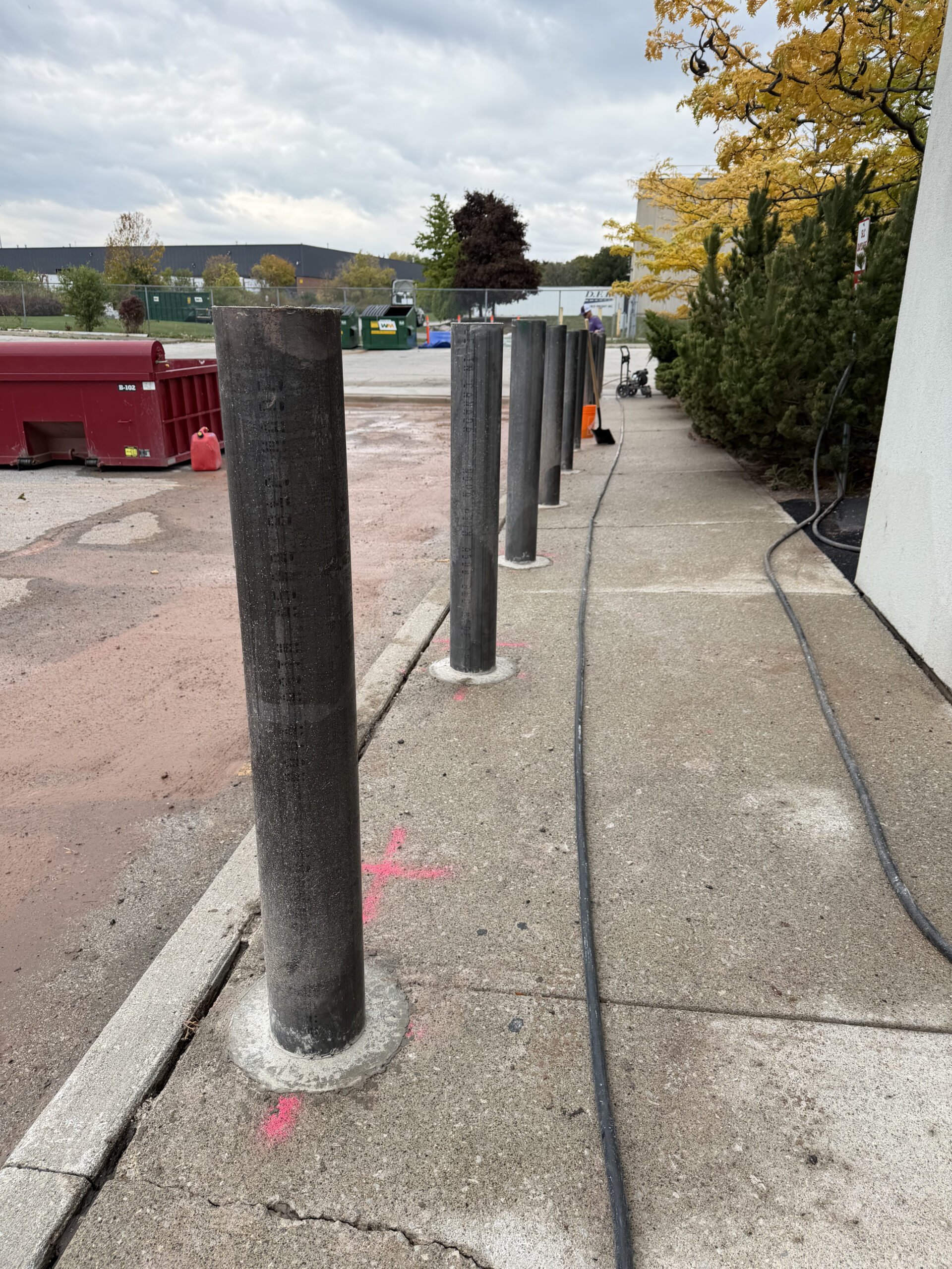 steel bollards