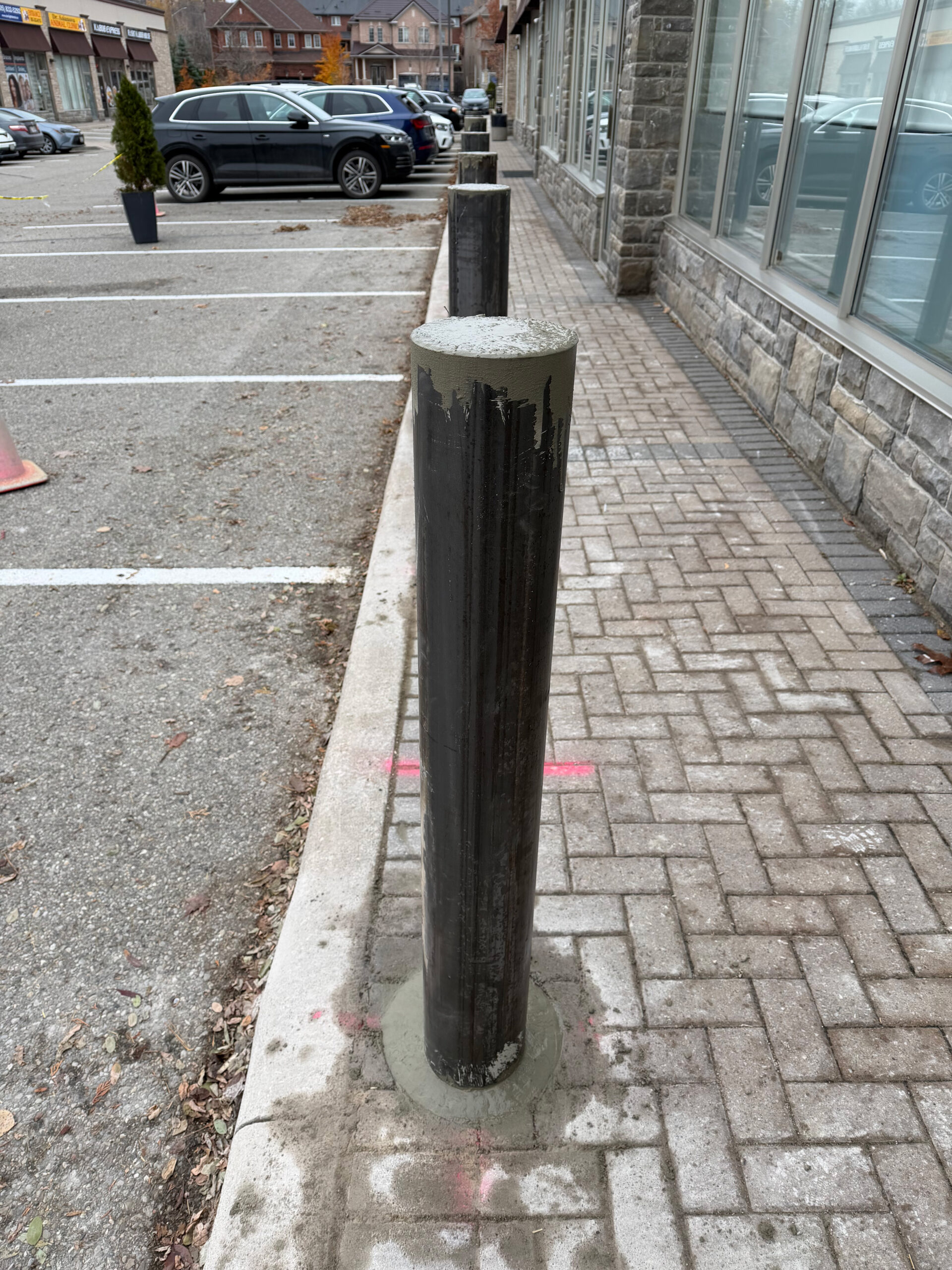 concrete bollards
